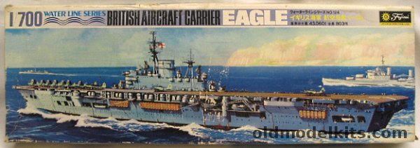 Fujimi 1/700 HMS Eagle Aircraft Carrier, WLA124-800 plastic model kit